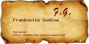 Frankovits Godiva névjegykártya